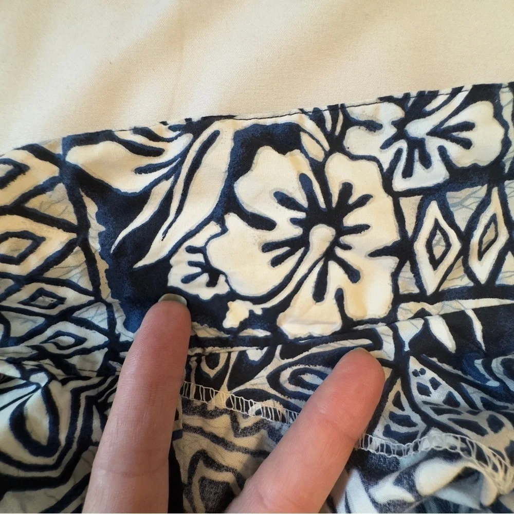 Ky's Made In Hawaii Aloha Hawaiian Short Sleeve Button Up Shirt Blue Floral 2XL - Picture 10 of 16